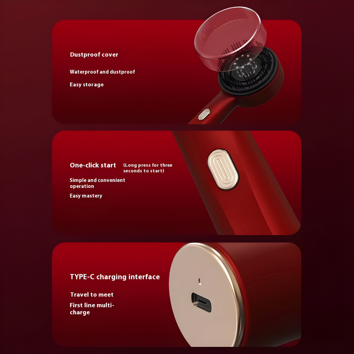 3 in 1 Electric Hair Growth Scalp Massager