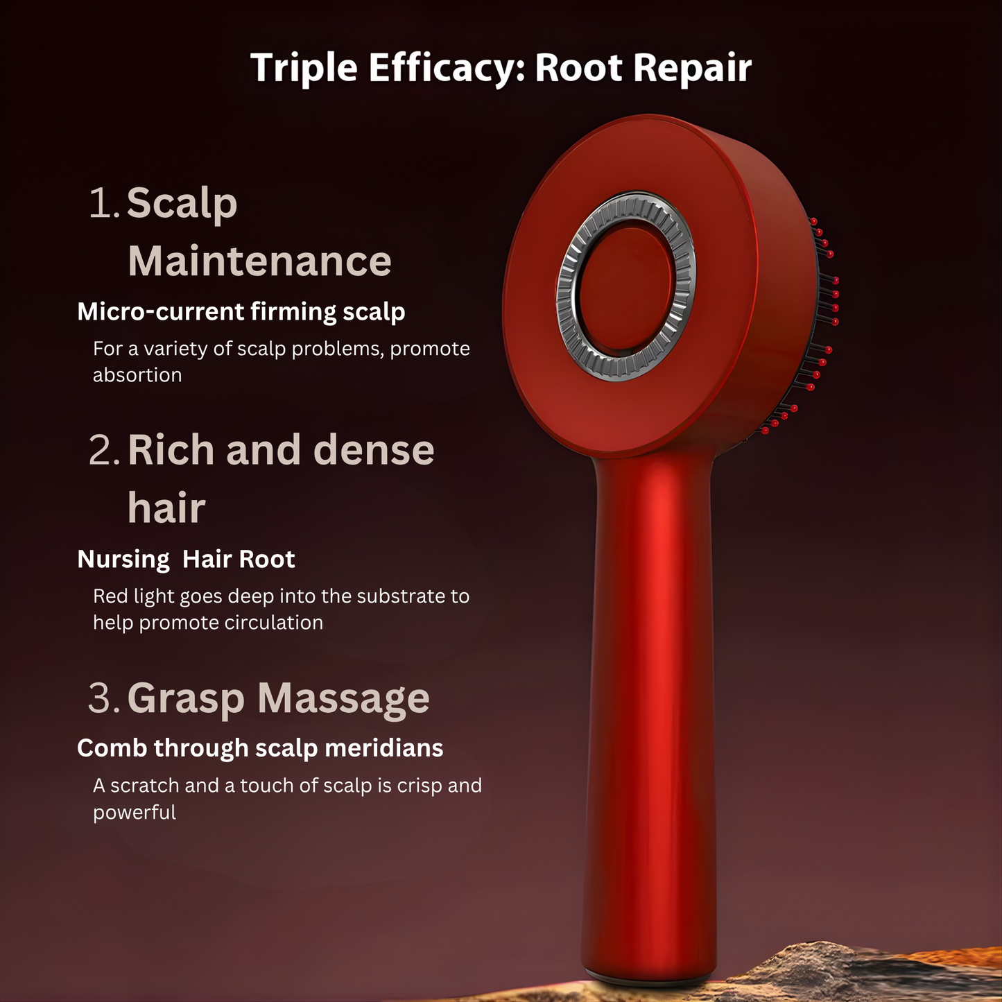 3 in 1 Electric Hair Growth Scalp Massager